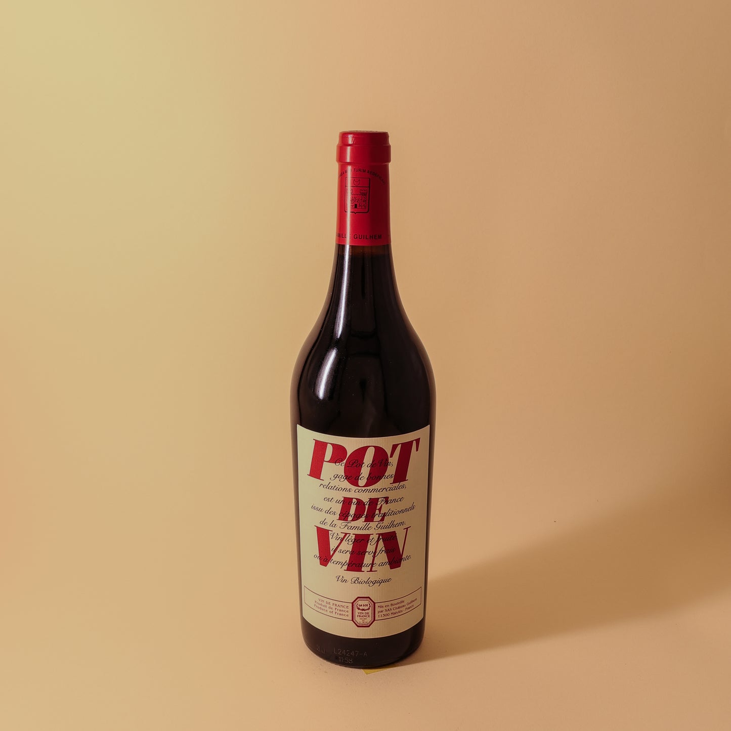 2022 Guilhem, Pot de Vin Rouge, Pays d'Oc