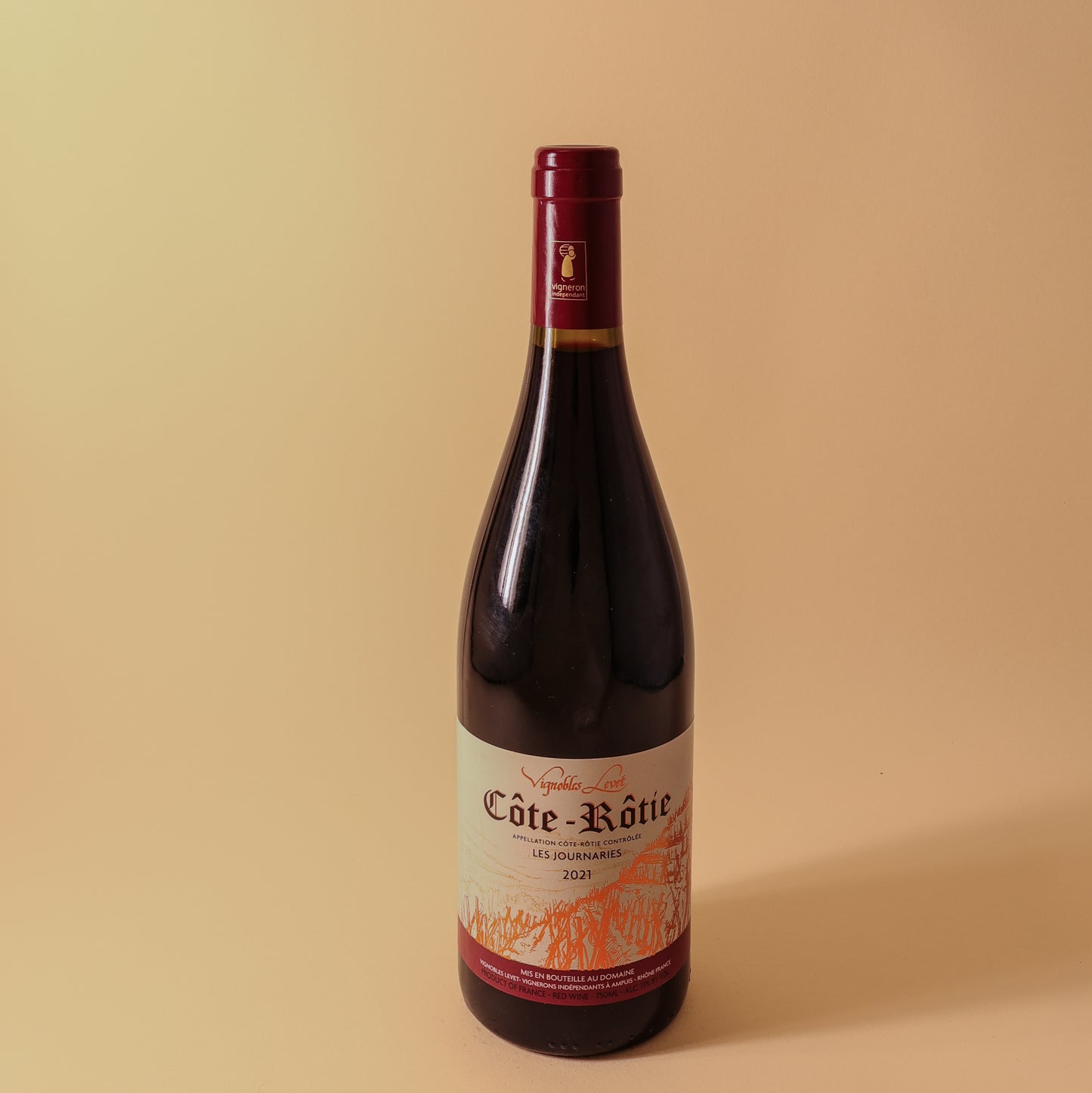 2021 Bernard Levet, Cote Rotie, Journaries