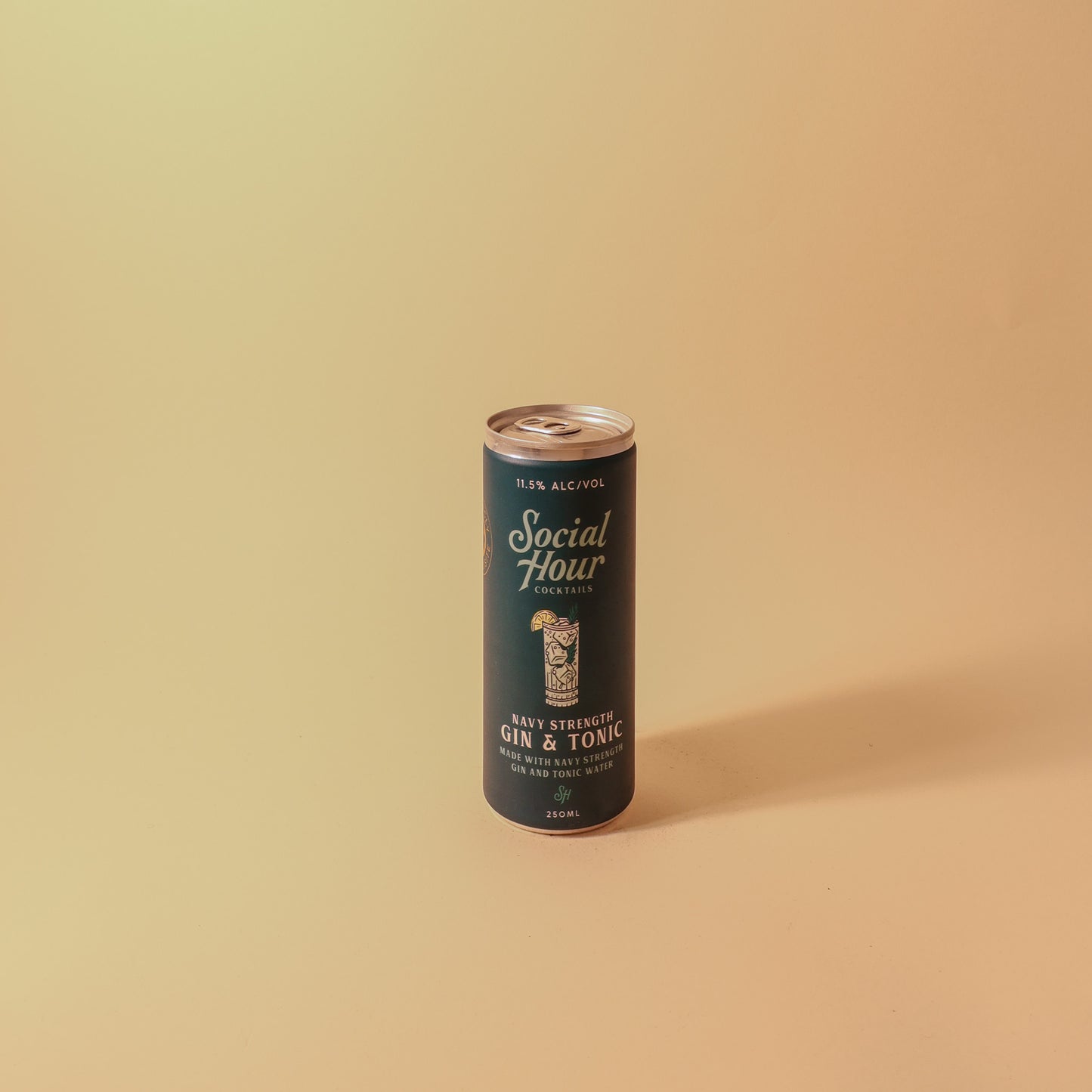 Social Hour Cocktails, Navy Strength Gin and Tonic