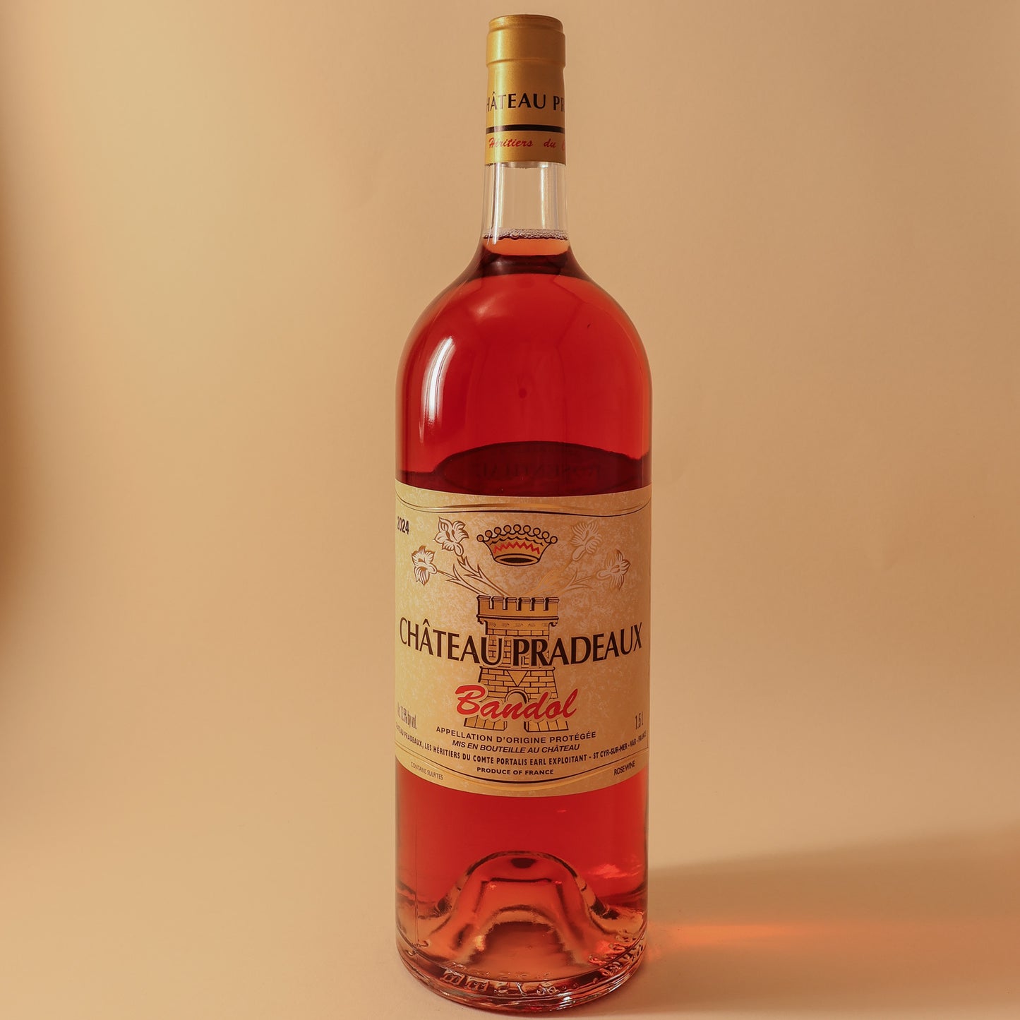 2024 Chateau Pradeaux, Bandol Rose - Magnum