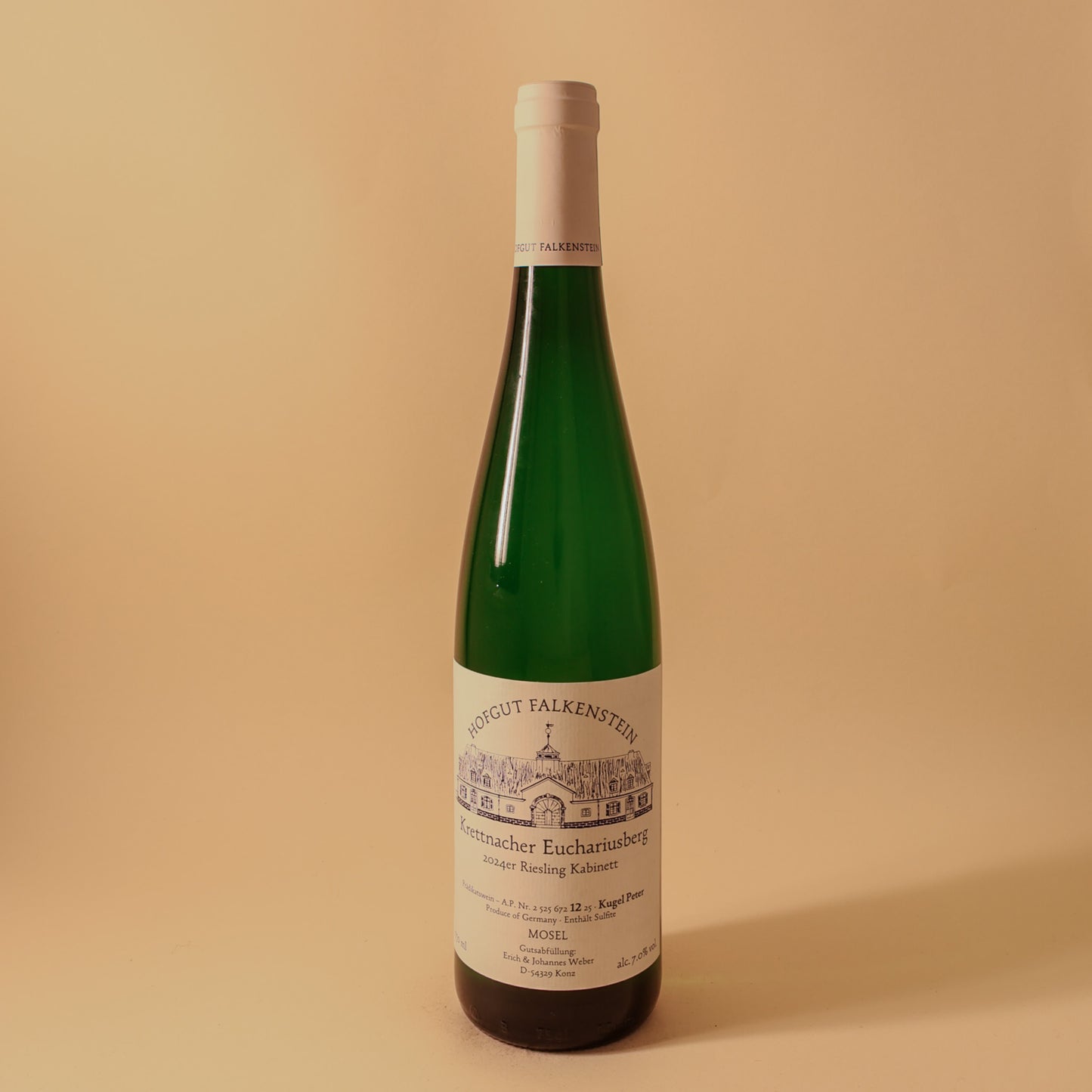 2024 Hofgut Falkenstein, Mosel, Krettnacher Euchariusberg Riesling Kabinett Kugel Peter, AP #12