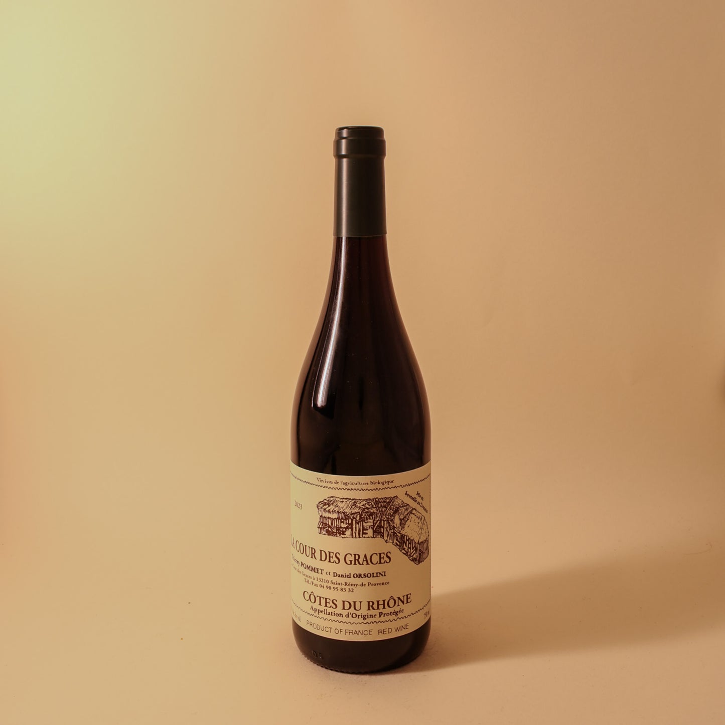 2023 Thierry Pommet et Daniel Orsolini, Cotes du Rhone, La Cour Des Graces