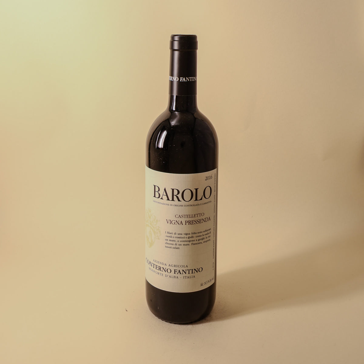 2016 Azienda Agricola Conterno Fantino, Barolo, Castelletto Vigna Pressenda