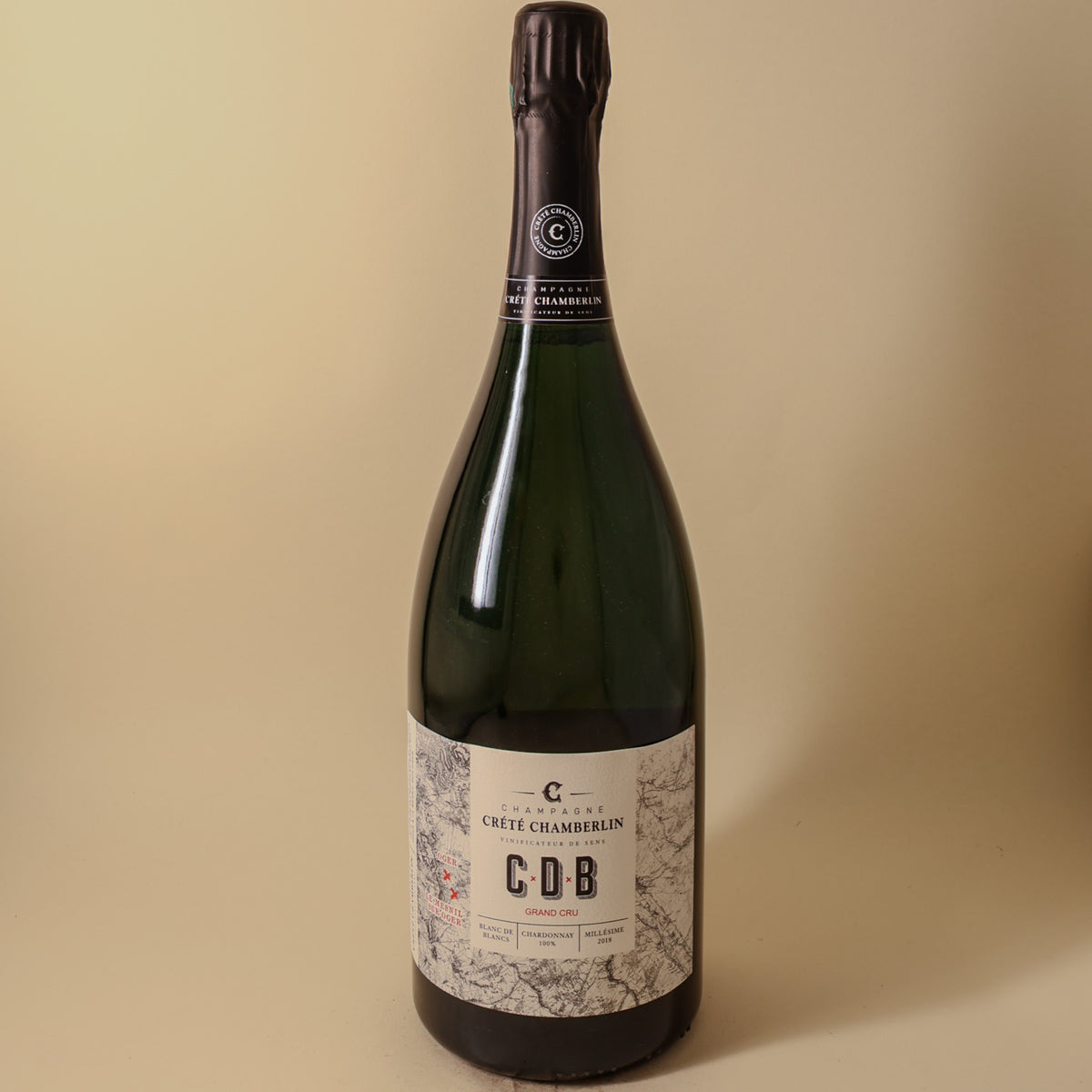 2018 Crete Chamberlin, Champagne, Blanc de Blancs 1er Cru, CDB Extra Brut - Magnum
