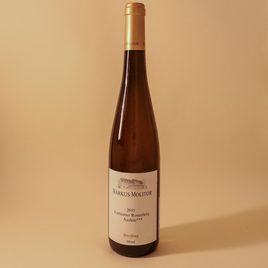 2015 Markus Molitor, Kinheimer Rosenberg Riesling Auslese *** Goldkapsel, Mosel