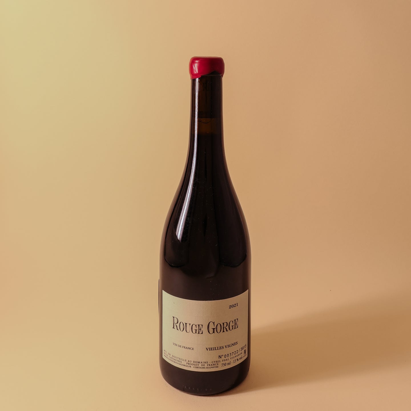 2021 Cyril Fahl, Clos Rouge Gorge, Catalanes Vieilles Vignes Rouge, Cotes Catalanes