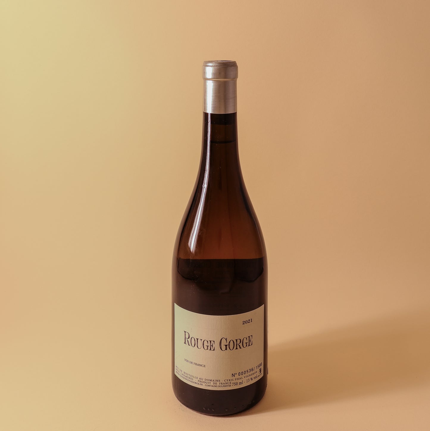 2021 Cyril Fahl, Clos Rouge Gorge, Cotes Catalanes Blanc, Cotes Catalanes