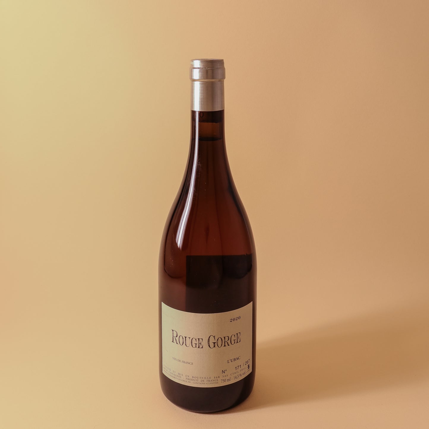 2020 Cyril Fahl, Clos Rouge Gorge, L'Ubac Blanc, Cotes Catalanes