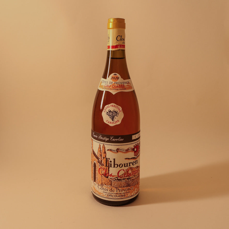 2020 Clos Cibonne, Cotes de Provence, Tibouren Cuvee Prestige Caroline Rose