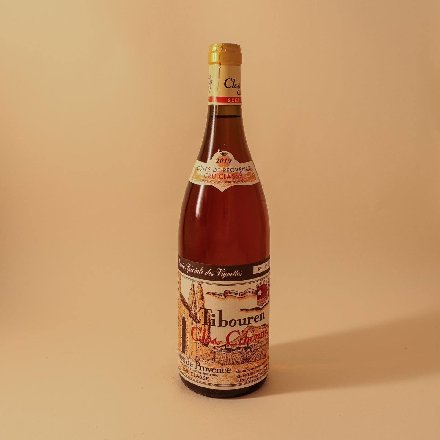 2019 Clos Cibonne, Cotes de Provence, Tibouren Cuvee Speciale des Vignettes Rose