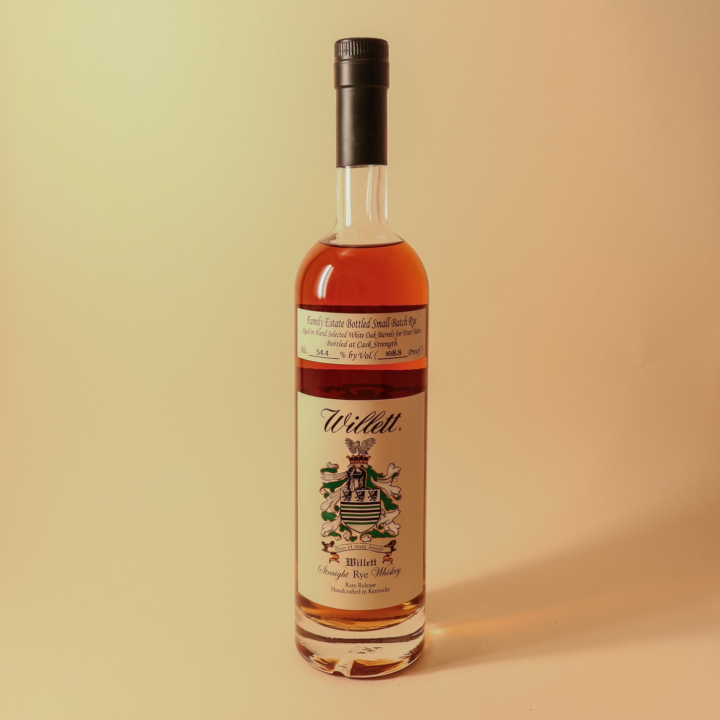 Willett, Kentucky Straight Rye Family Estate Bottled Single Barrel 4YO 110 Proof