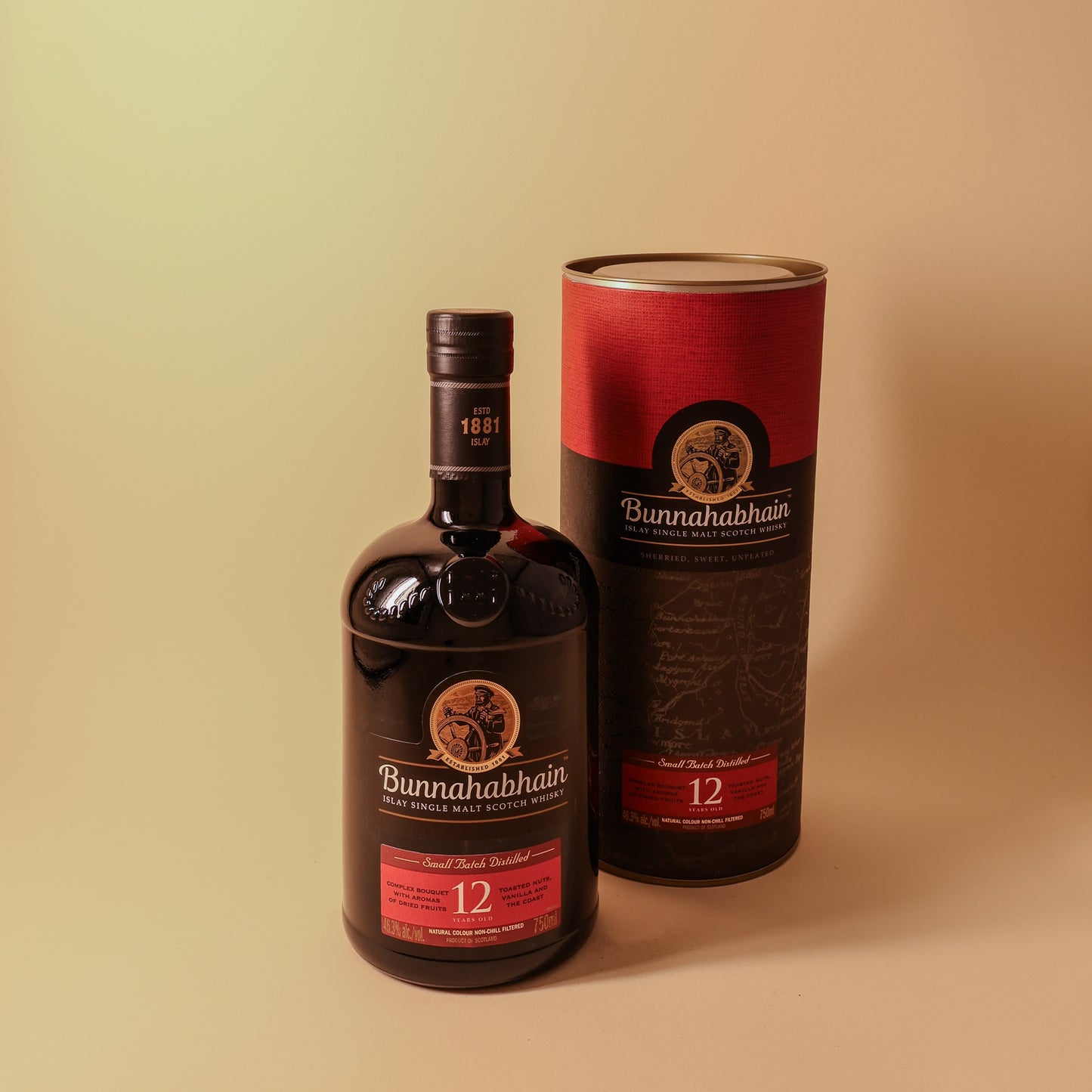 Bunnahabhain, Single Malt 12YO Non-Chill Filtered, Islay