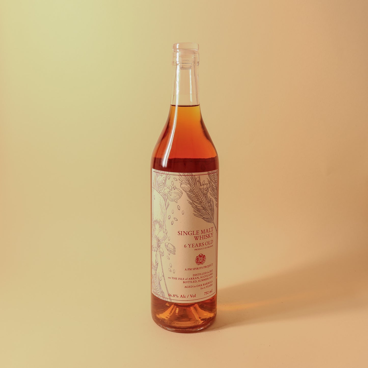 PM Spirits Project, Isle of Arran, Single Malt Whisky, 6 Years Old