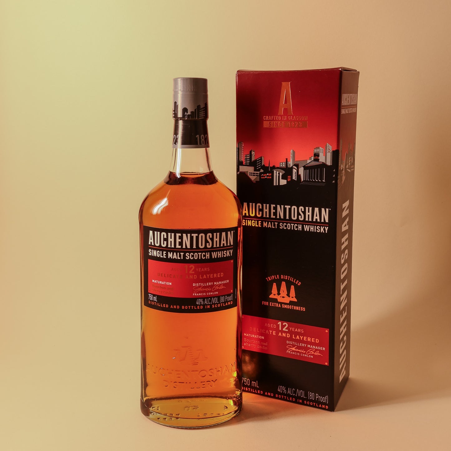 Auchentoshan, Lowland Single Malt 12YO, Lowlands