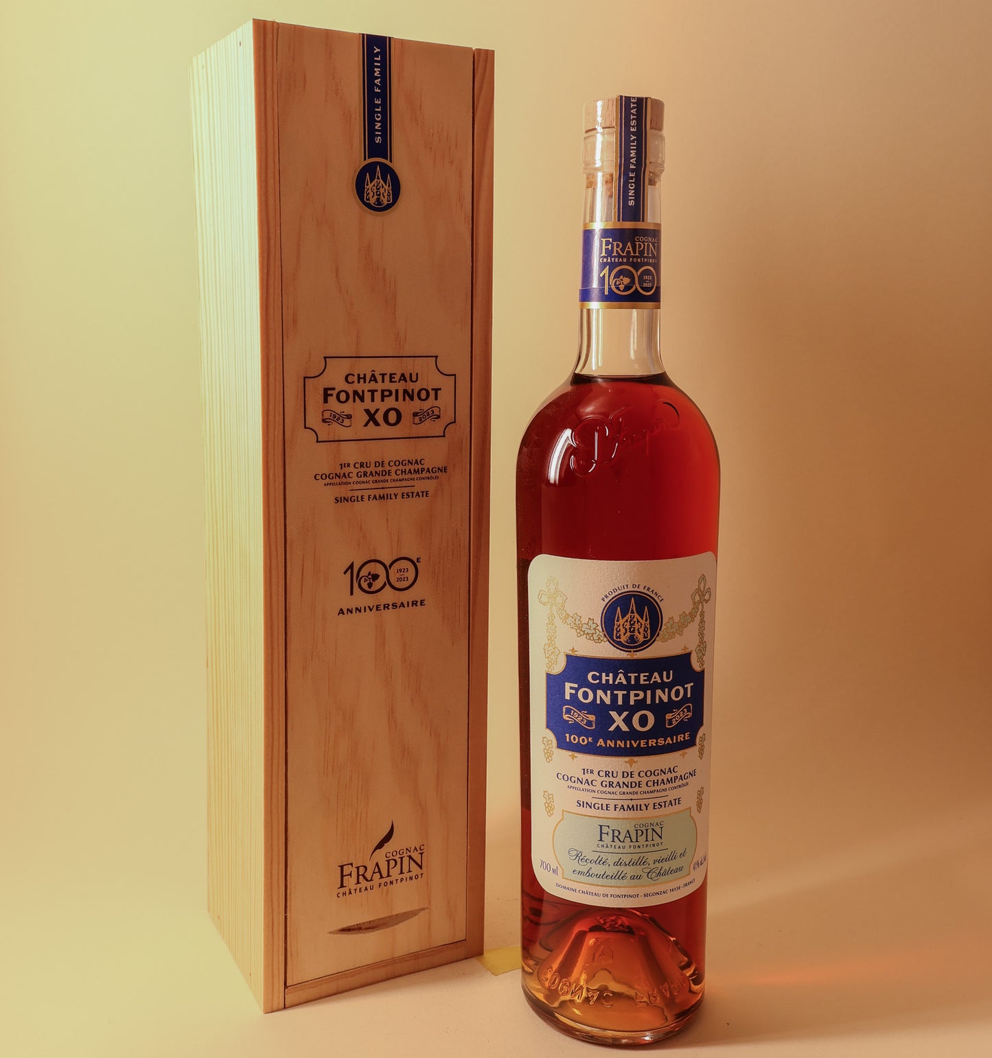 Frapin, Chateau Fontpinot XO 100th Anniversaire 1er Cru de Cognac, Grande Champagne