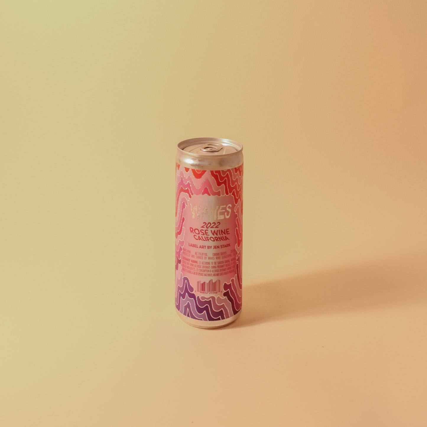 2022 Waves, Rose Wine Can