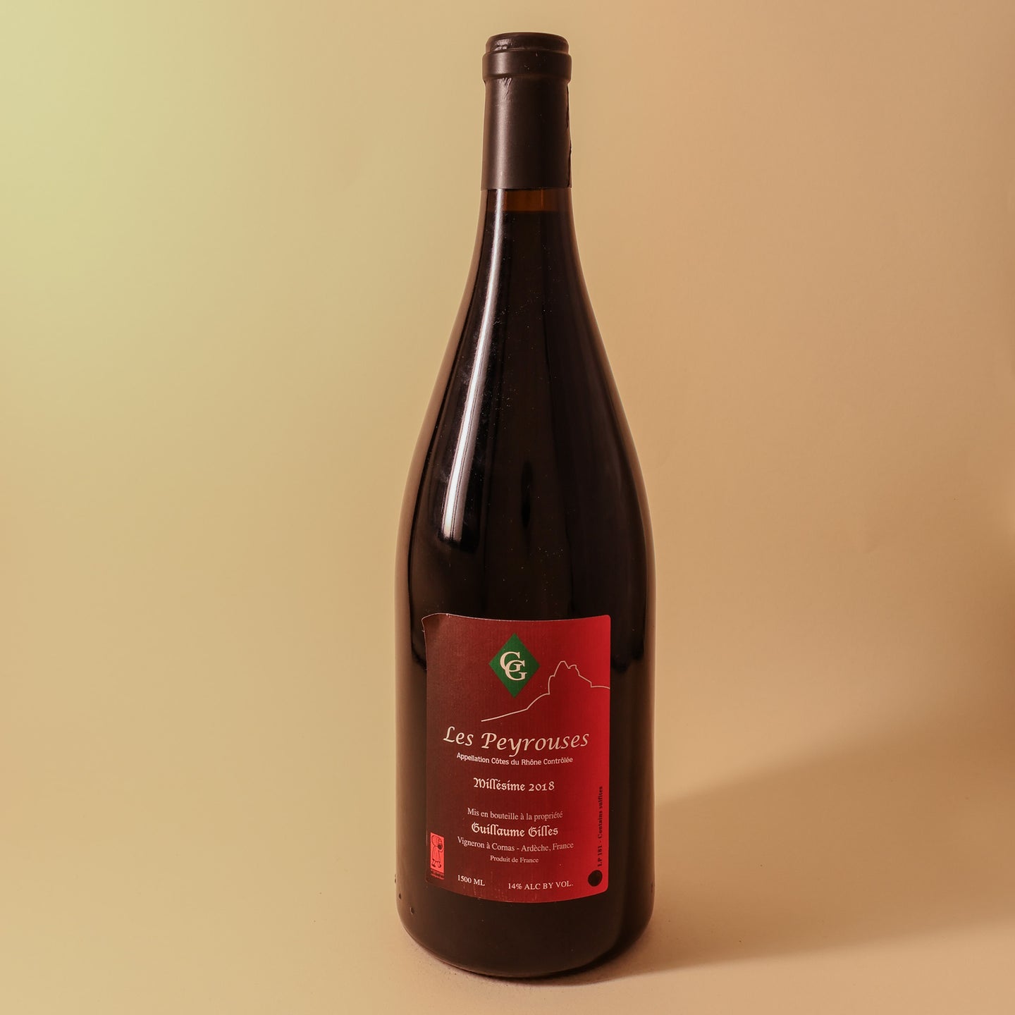 2018 Guillaume Gilles, Cotes du Rhone, Peyrouses - Magnum