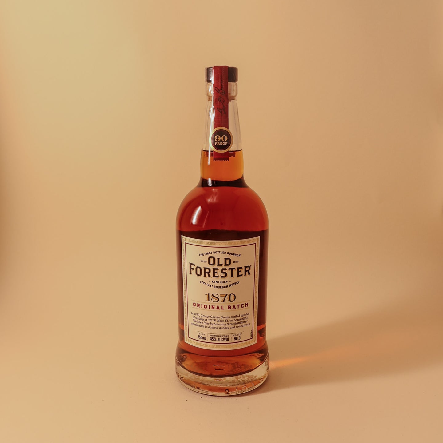 Old Forester, Kentucky Straight Bourbon 1870 90 Proof