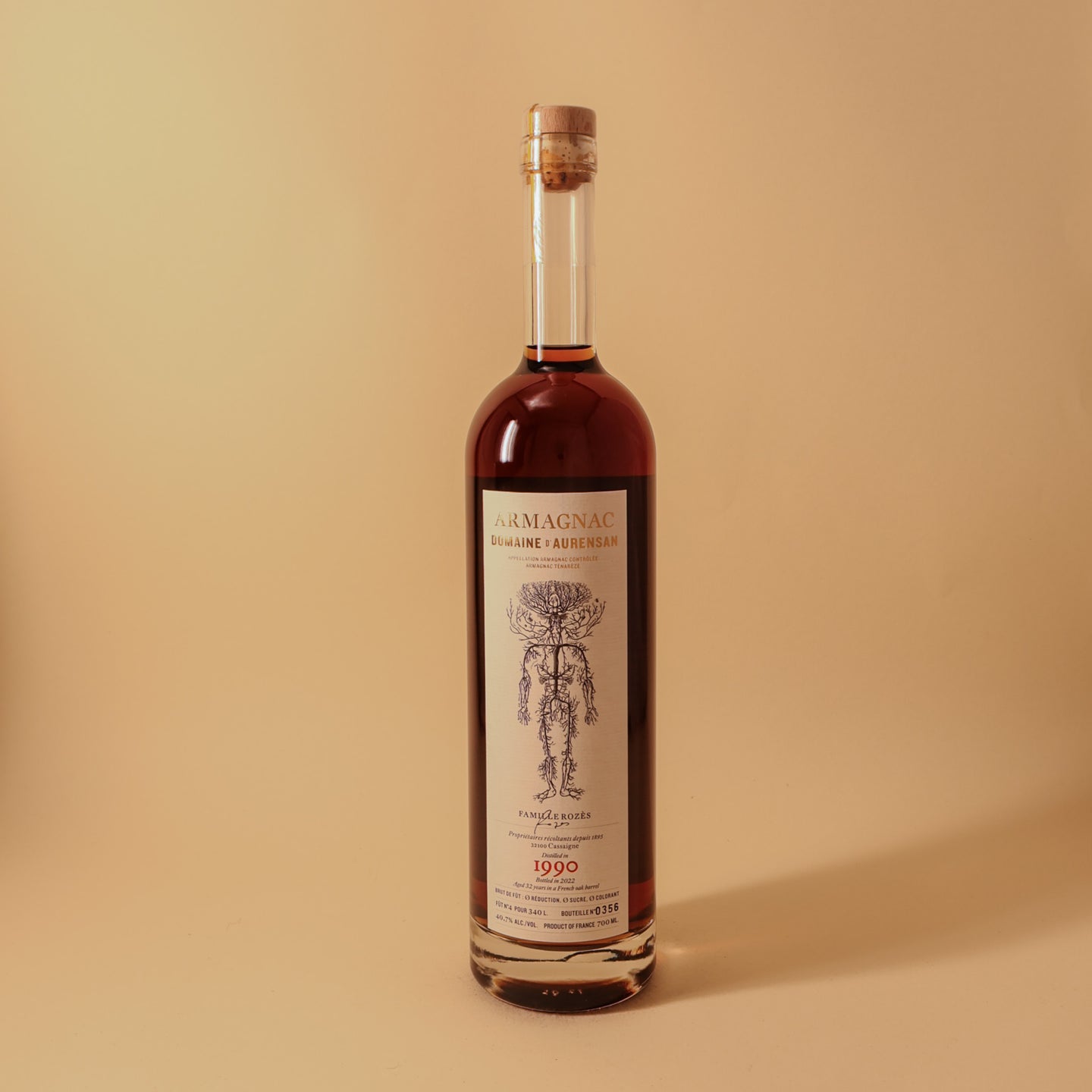 1990 Domaine d'Aurensan, Tenareze, Single Cask, Armagnac