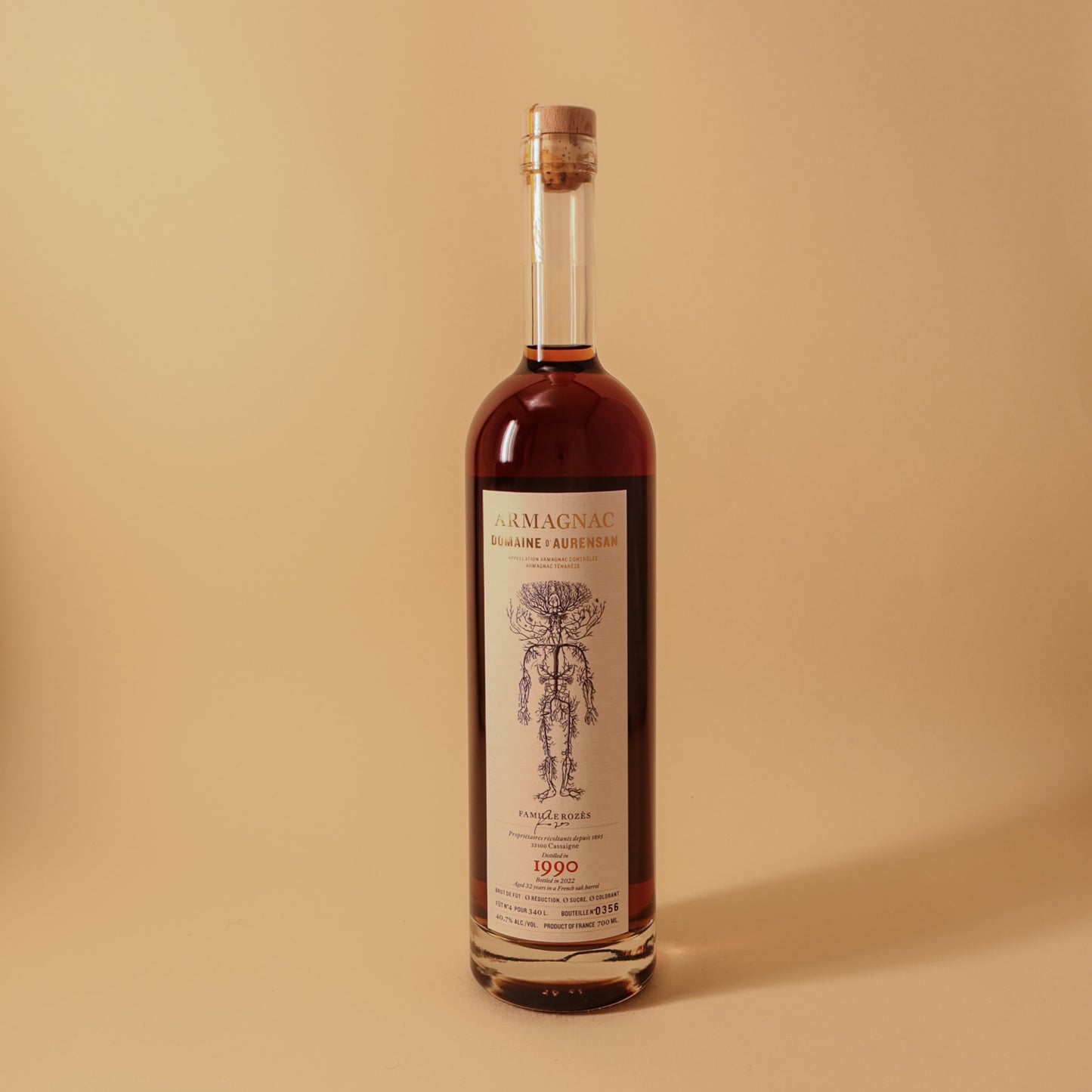 1990 Domaine d'Aurensan, Tenareze, Single Cask, Armagnac