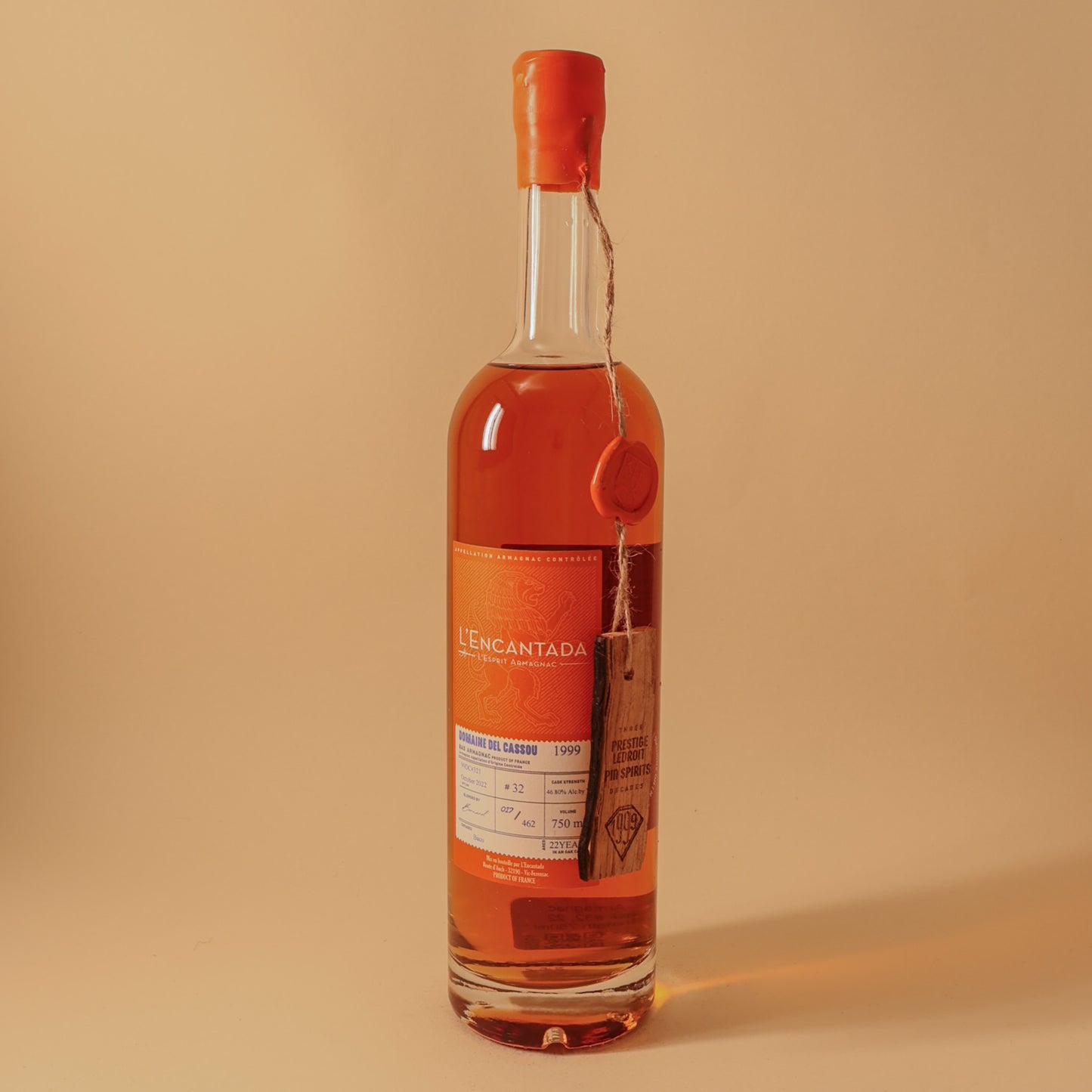 1999 L'Encantada - Bas-Armagnac, Domaine Del Cassou Cask #32, 22 Years Old 1999 Cask Strength