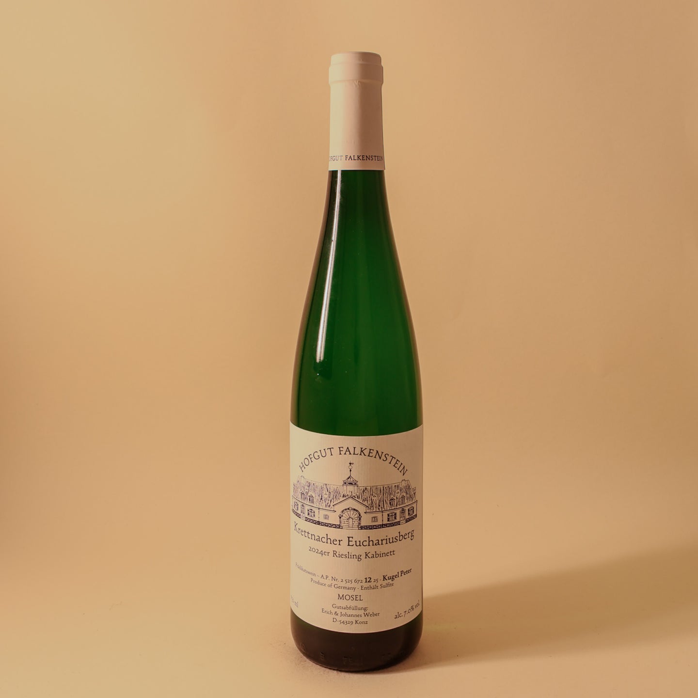 2024 Hofgut Falkenstein, Mosel, Krettnacher Euchariusberg Riesling Kabinett Kugel Peter, AP #12