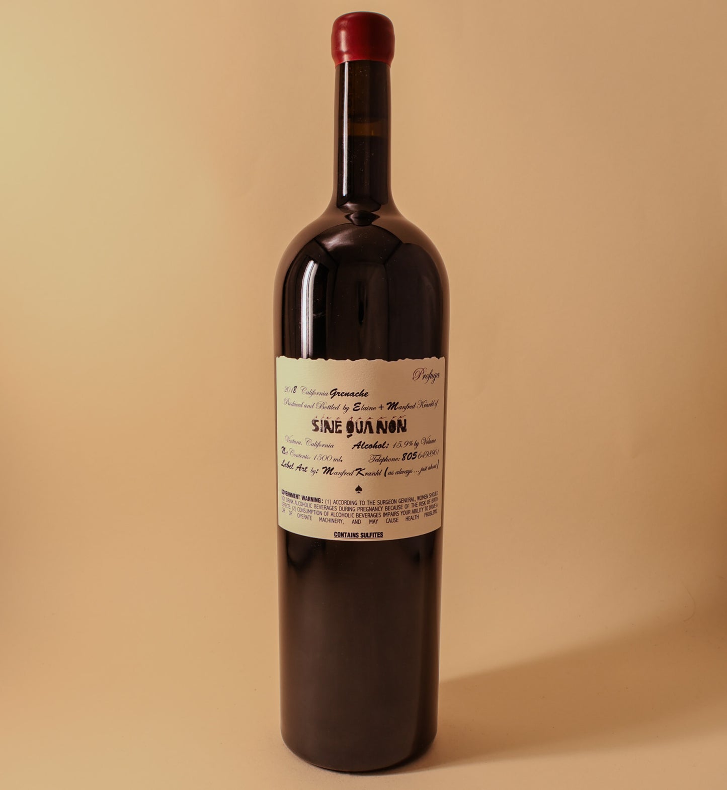 2018 Sine Qua Non, Profuga Grenache, Central Coast - Magnum