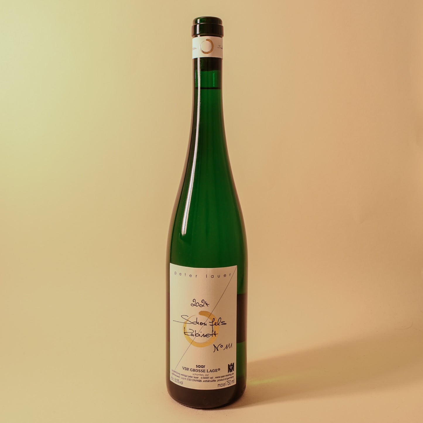 2024 Peter Lauer, Schonfels Kabinett Fass 111, Mosel