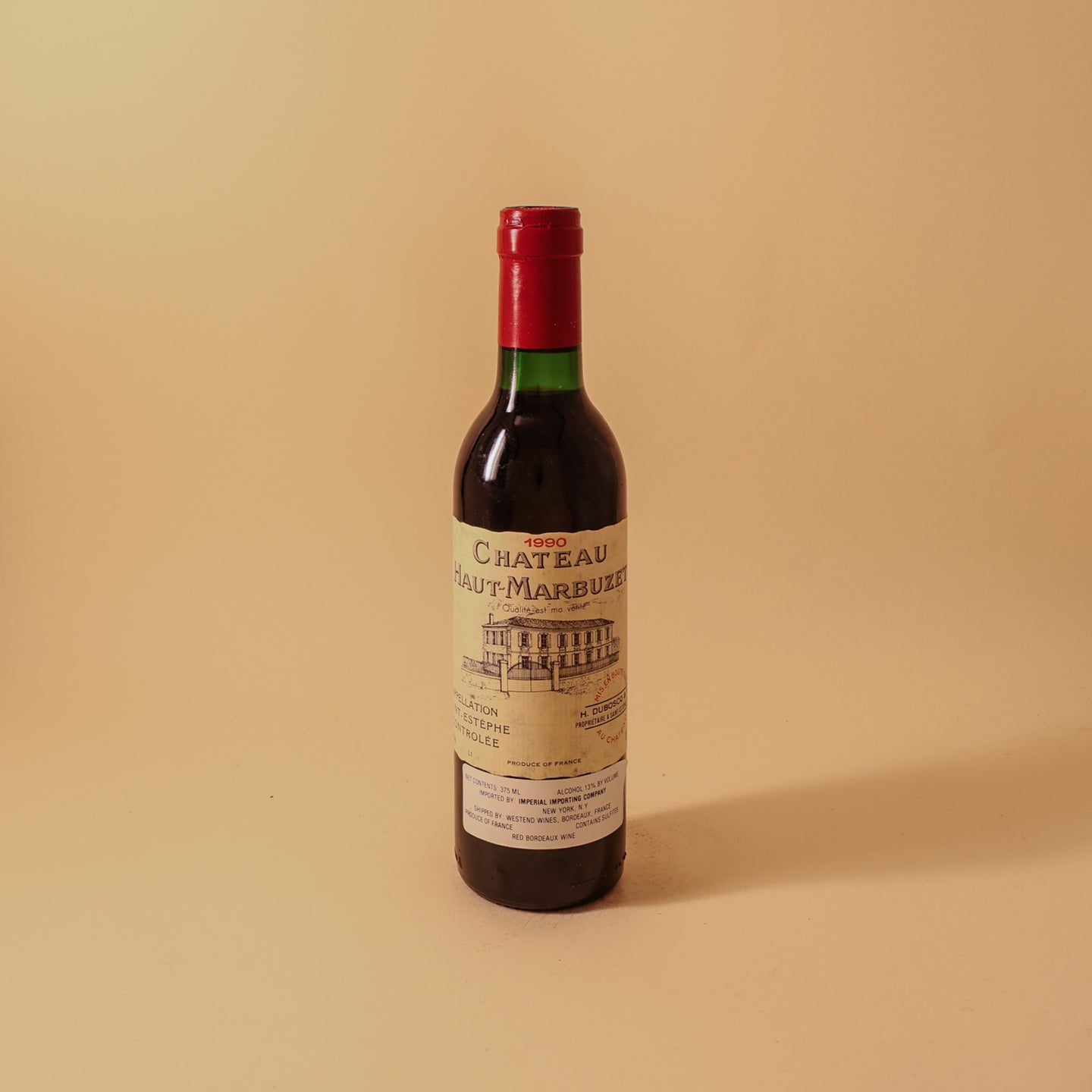 1990 Chateau Haut-Marbuzet, Saint-Estephe - Half Bottle