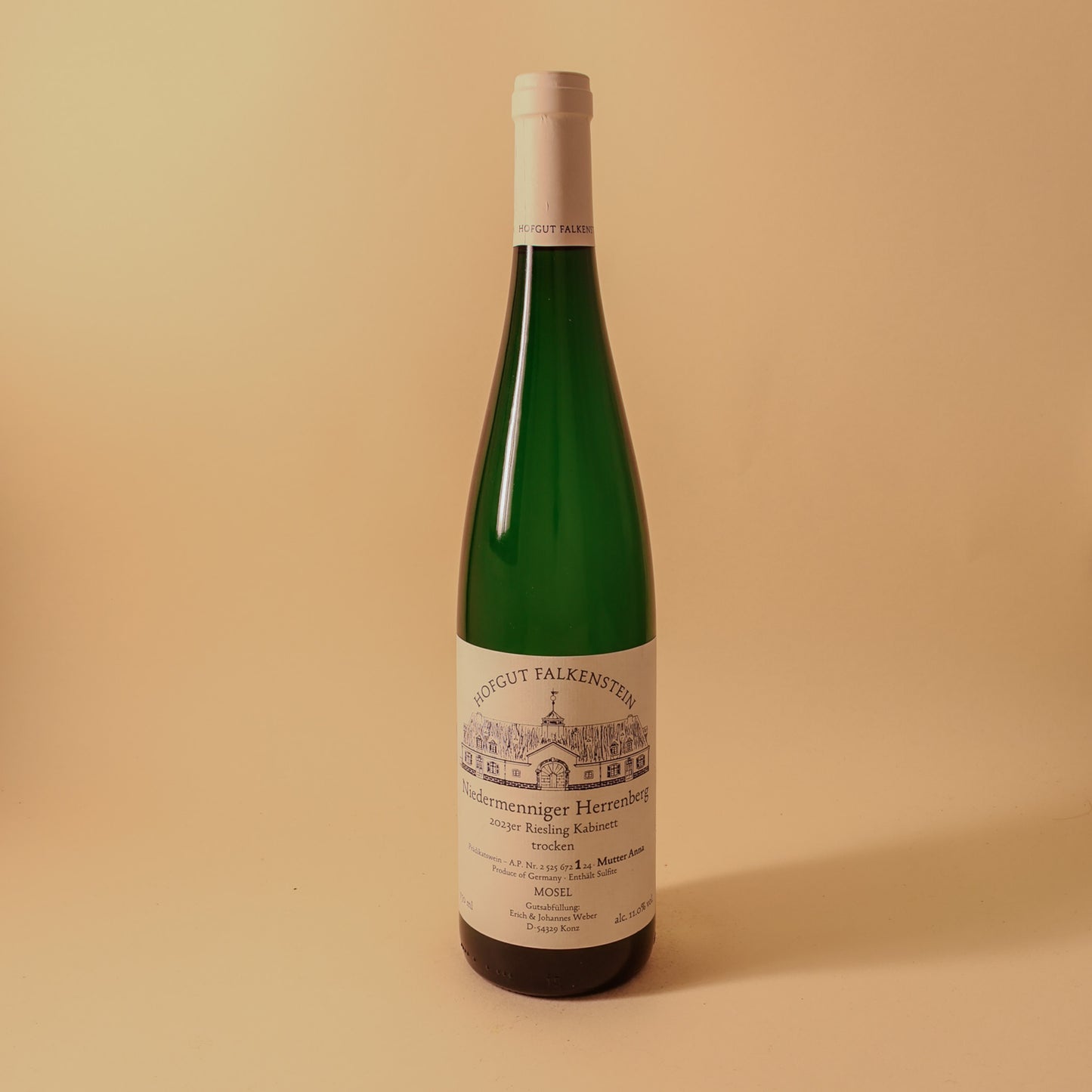 2023 Hofgut Falkenstein, Niedermenniger Herrenberg Riesling Kabinett Trocken AP #1, Mosel