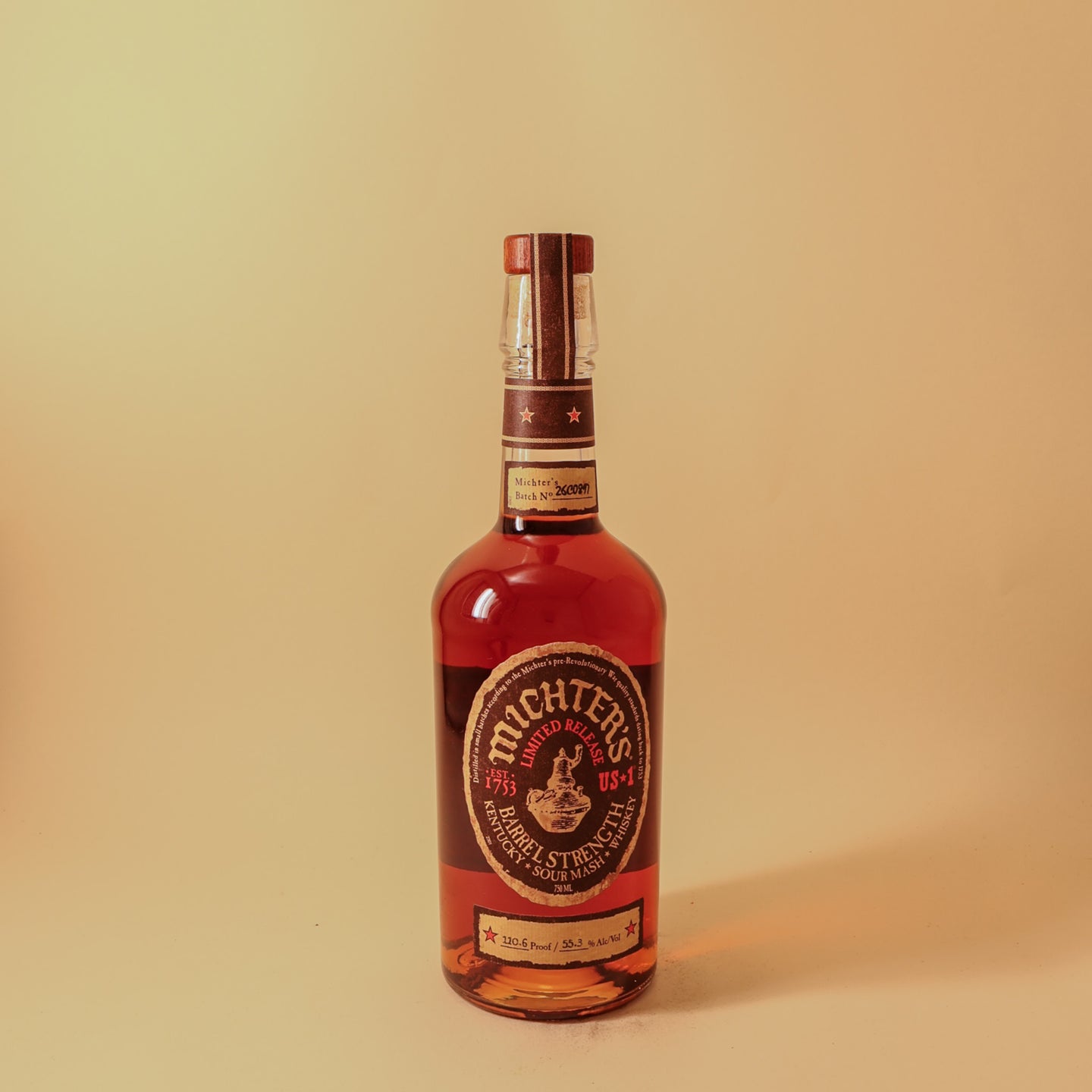 Michters, Limited Release US*1 Sour Mash Barrel Strength Whiskey B#26C0897