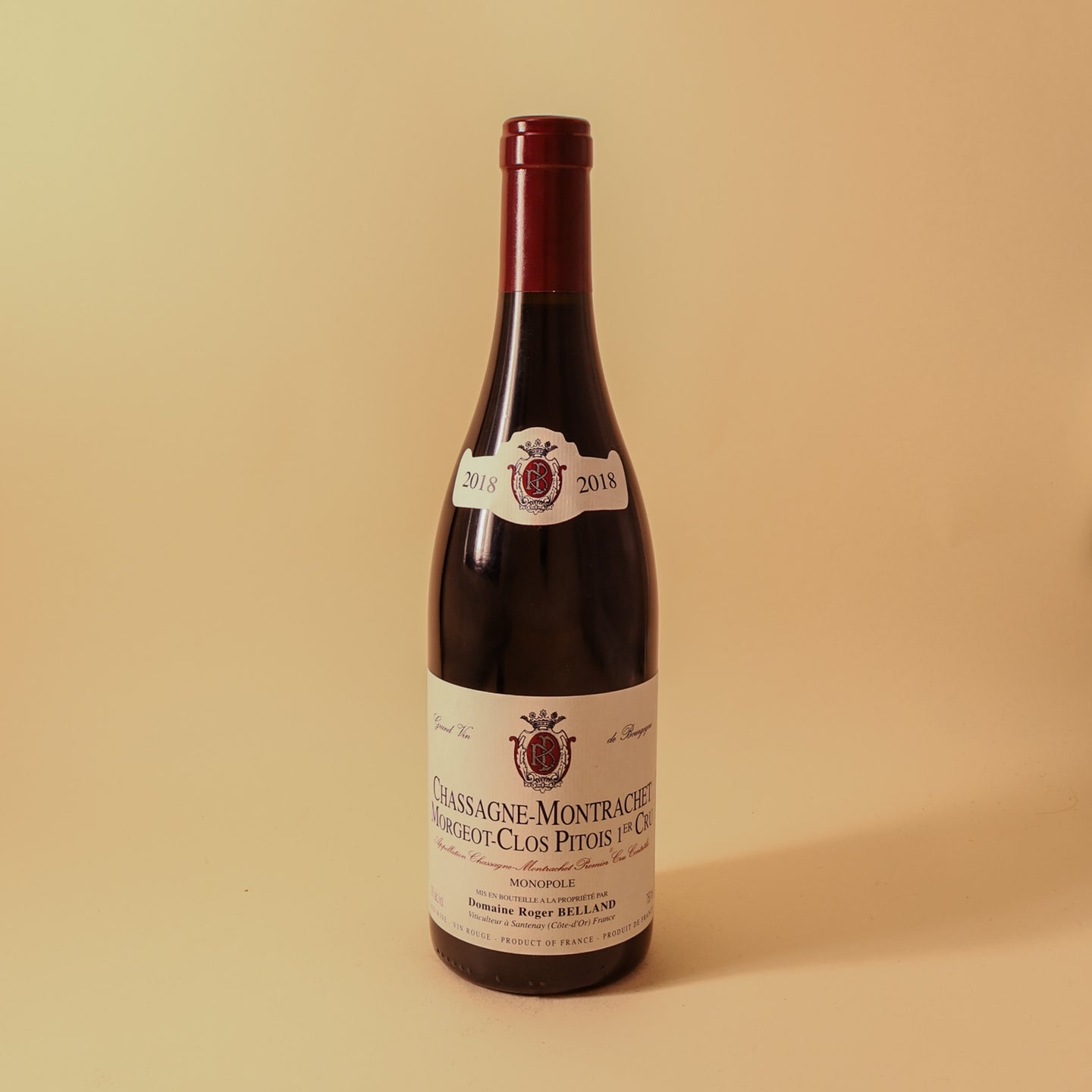2018 Domaine Roger Belland, Chassagne-Montrachet Rouge, 1er Cru Morgeot Clos Pitois
