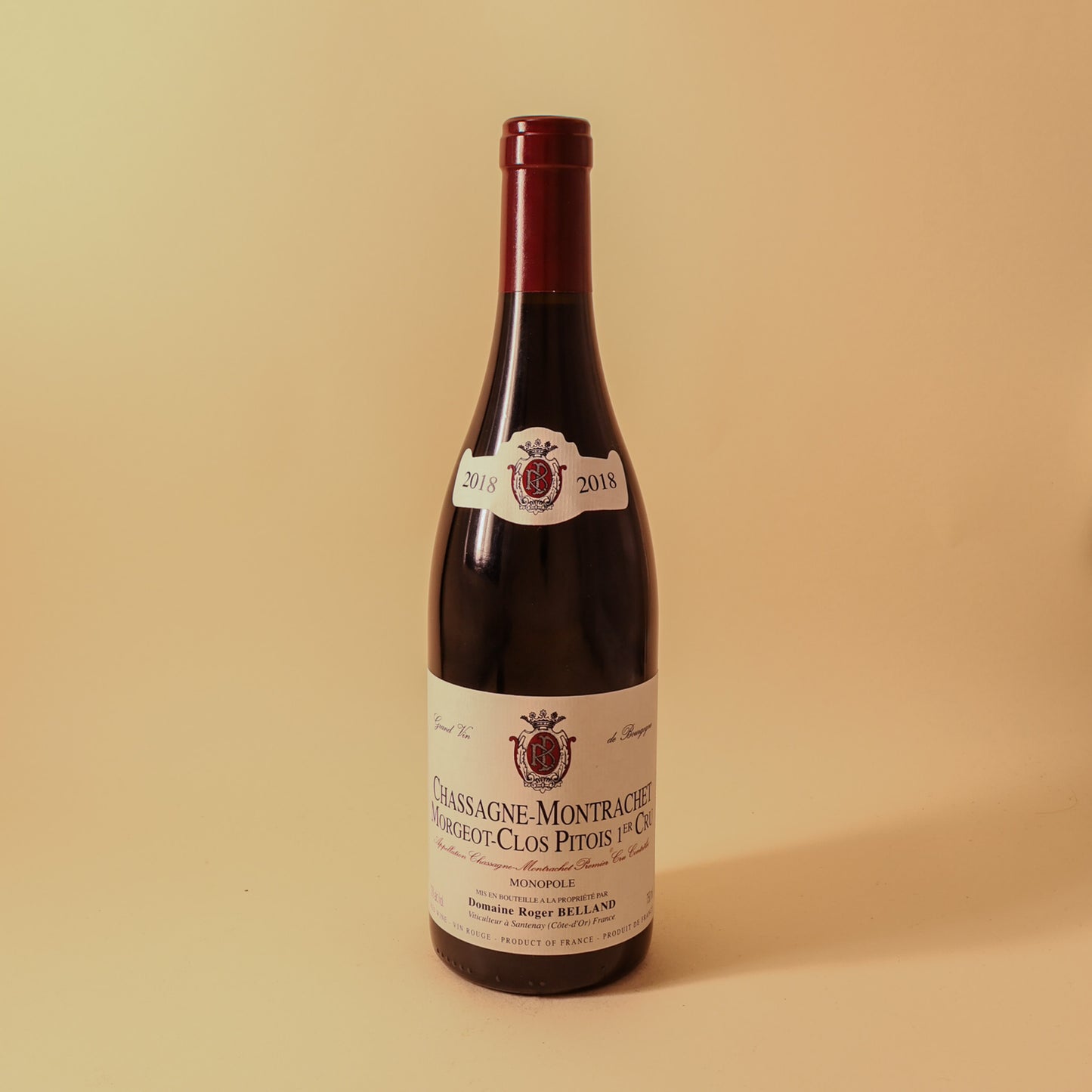2018 Domaine Roger Belland, Chassagne-Montrachet Rouge, 1er Cru Morgeot Clos Pitois