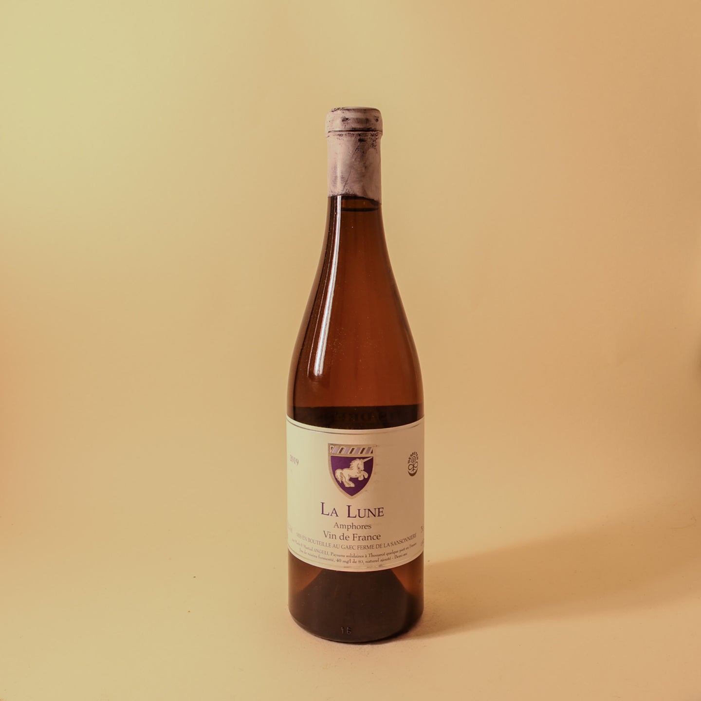2019 Ferme de la Sansonniere (Mark Angeli), La Lune Amphores Blanc VdF