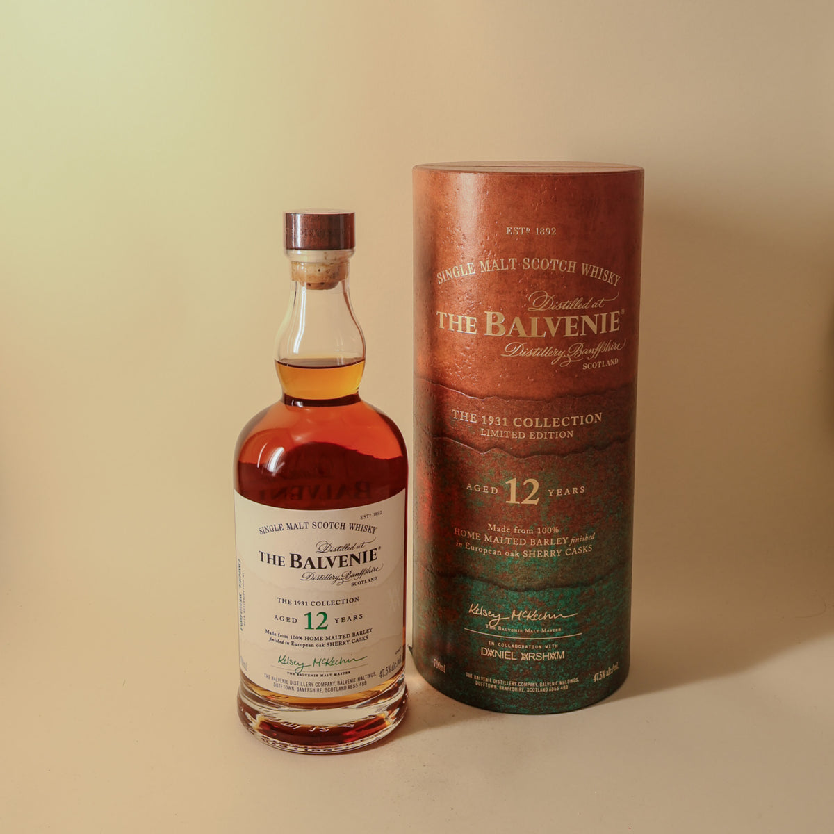 Balvenie, Single Malt The 1931 Collection - Home Malted Barley Finished In Oak Sherry Casks 12YO, Speyside