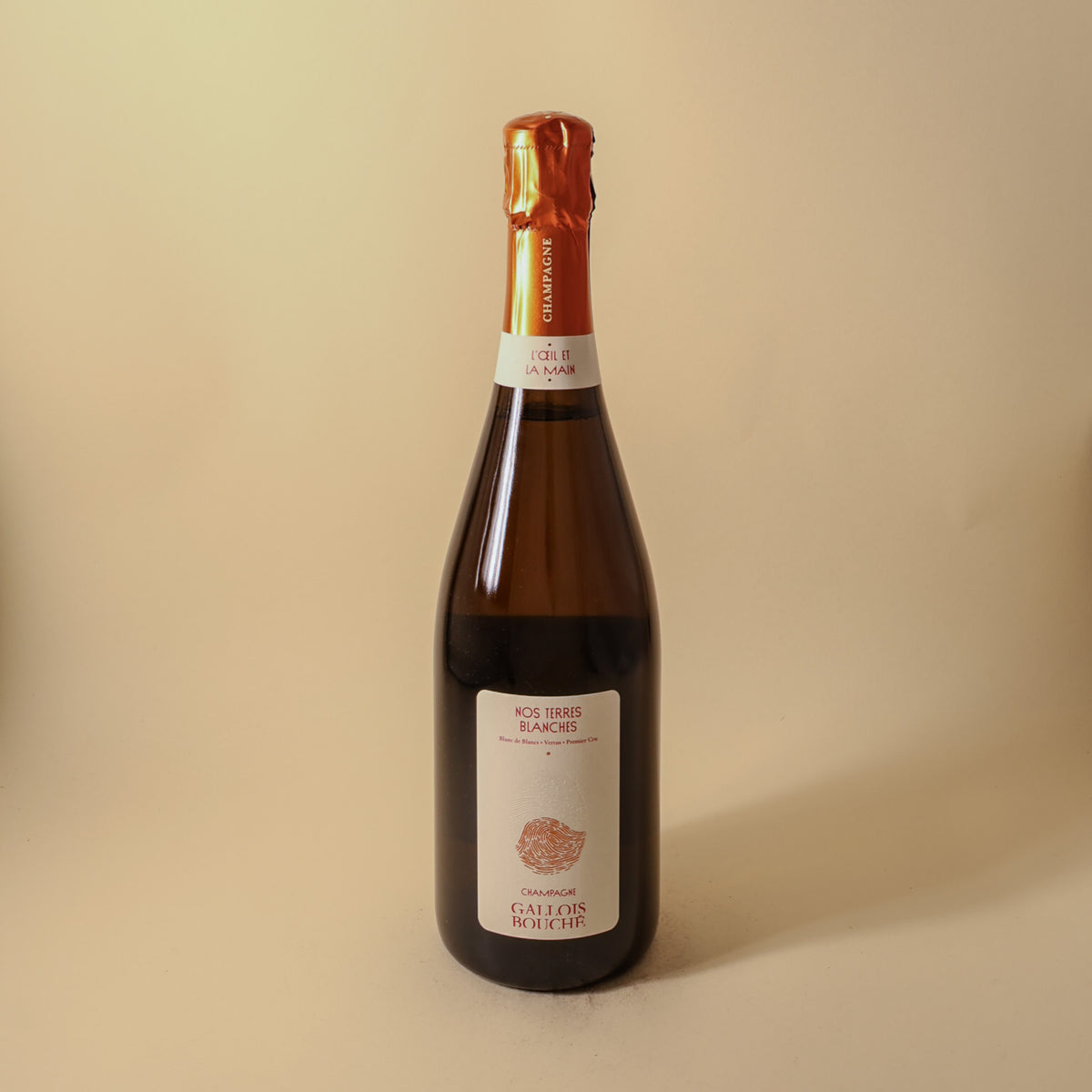 Gallois Bouche, Champagne, Nos Terres Blanches, Brut