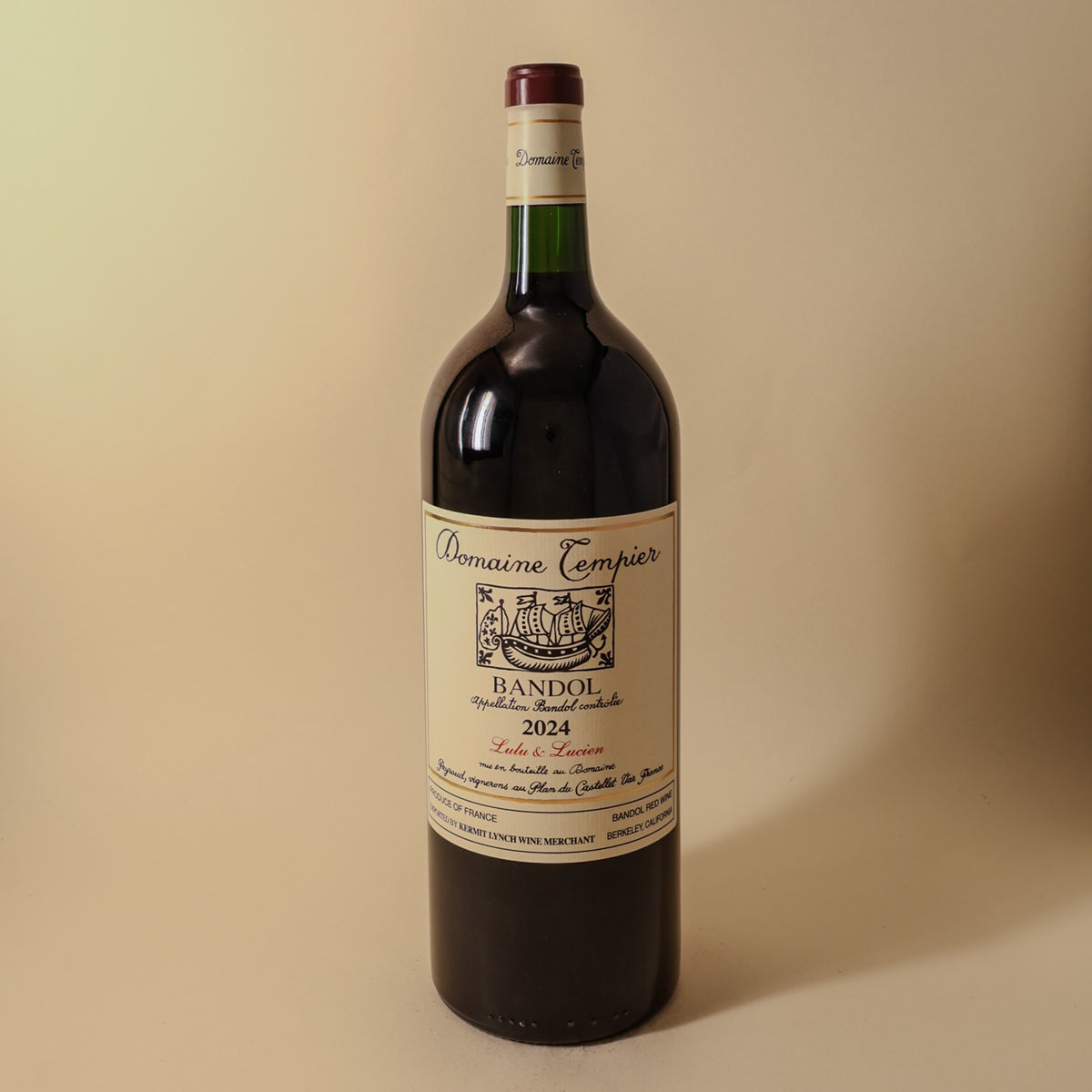 2024 Domaine Tempier, Bandol Rouge, Lulu & Lucien - Magnum