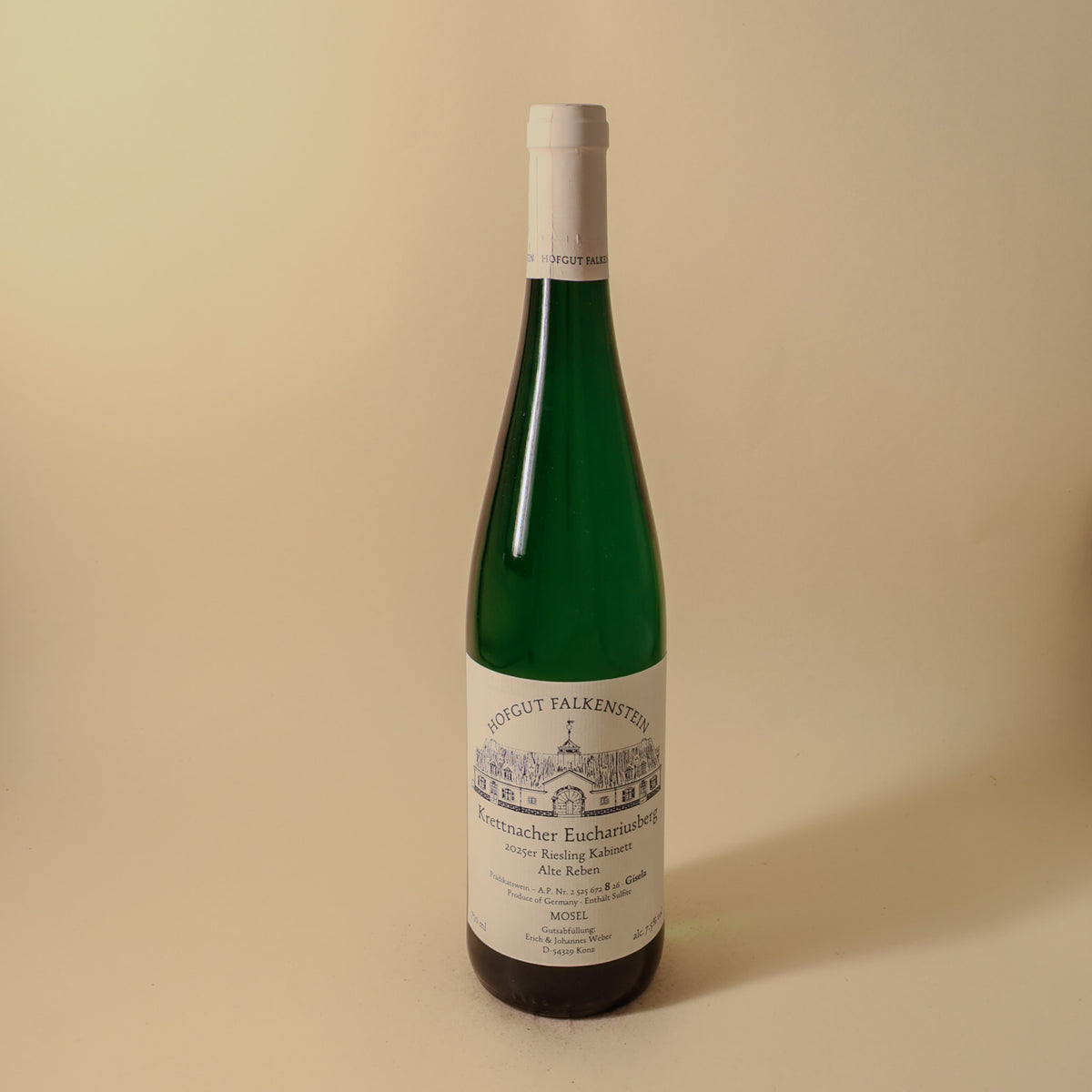 2025 Hofgut Falkenstein, Mosel, Krettnacher Euchariusberg Riesling Kabinett Alte Reben AP-8