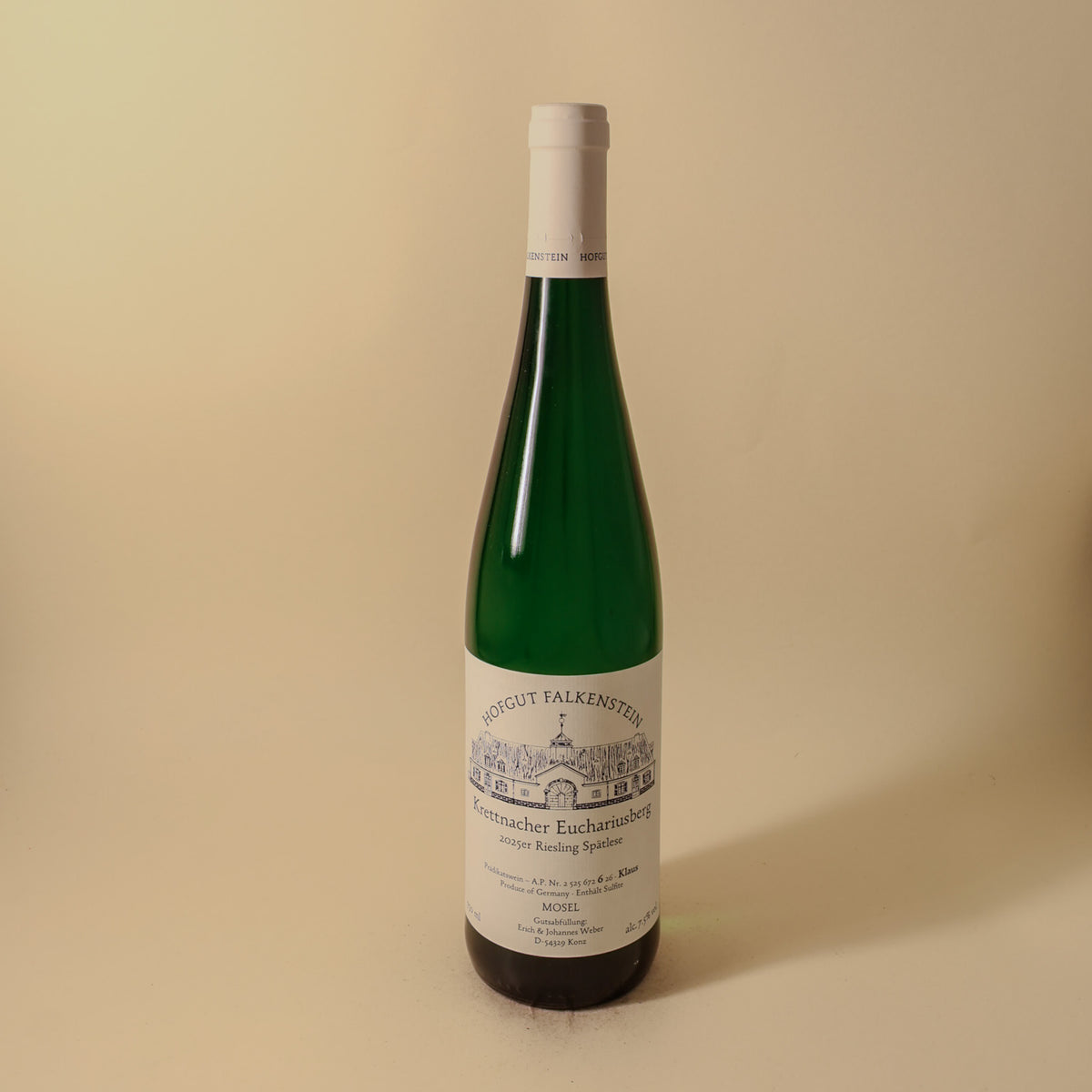 2025 Hofgut Falkenstein, Mosel, Krettnacher Euchariusberg Riesling Spatlese AP-6